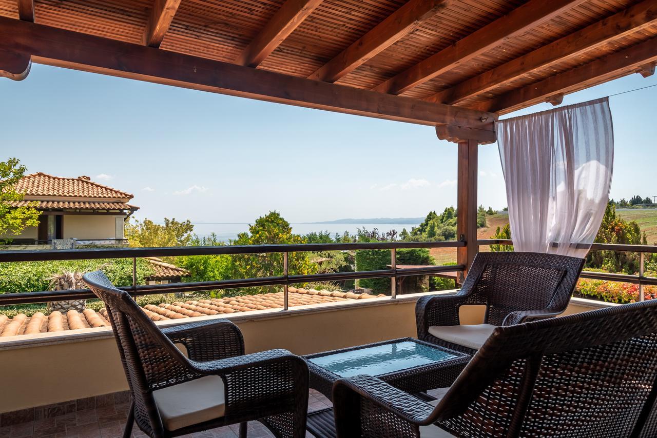 Blue Thea Luxury Villa In Afitos Εξωτερικό φωτογραφία