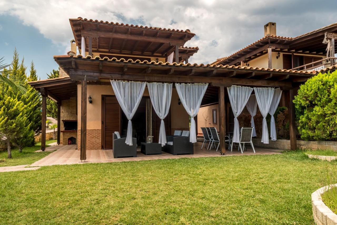 Blue Thea Luxury Villa In Afitos Εξωτερικό φωτογραφία