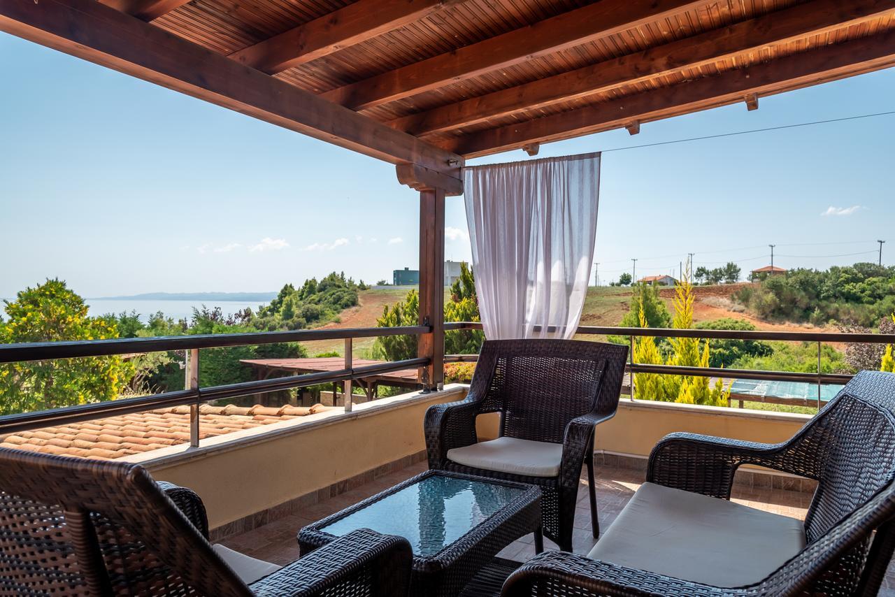 Blue Thea Luxury Villa In Afitos Εξωτερικό φωτογραφία